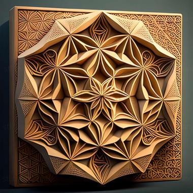 3D model sacred geometry (STL)